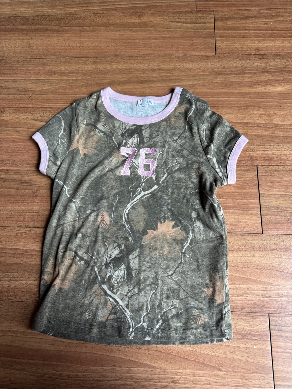 Camo embroidered tshirt